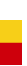 Dekoratives Element: Rotes und gelbes Quadrat